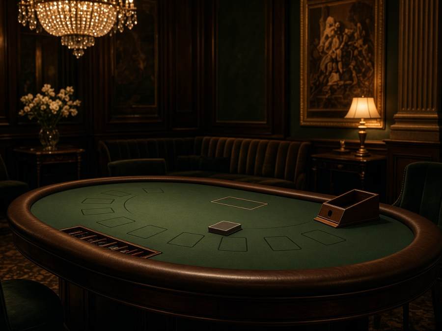 Salon de jeux de table élégant chez ChopHoods